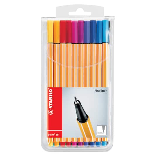 Stabilo&#xAE; Point 88 20 Color Pen Wallet Set